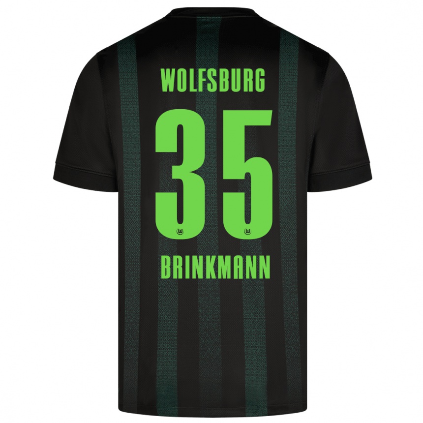 Women Football Karla Brinkmann #35 Dark Green Away Jersey 2024/25 T-Shirt Australia