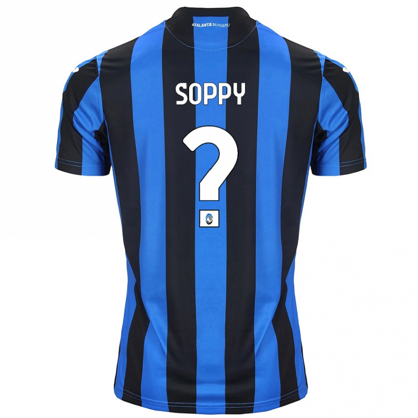 Kids Football Brandon Soppy #0 Blue Black Home Jersey 2024/25 T-Shirt Australia