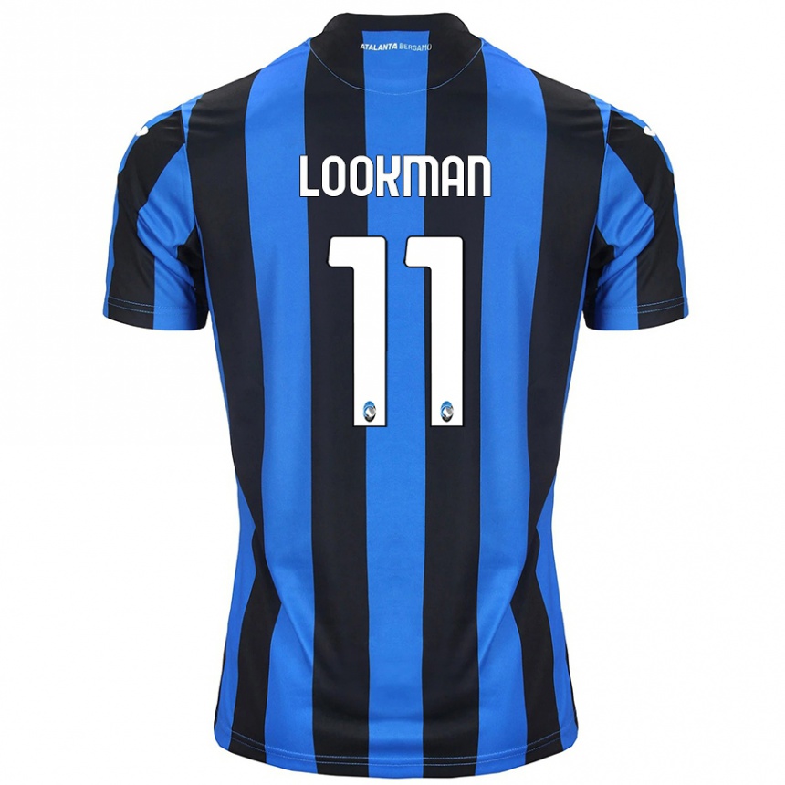 Kids Football Ademola Lookman #11 Blue Black Home Jersey 2024/25 T-Shirt Australia