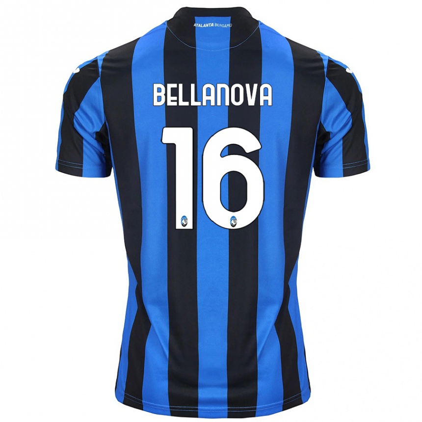 Kids Football Raoul Bellanova #16 Blue Black Home Jersey 2024/25 T-Shirt Australia