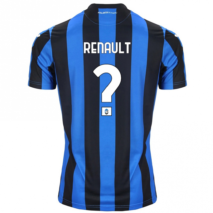 Kids Football Guillaume Renault #0 Blue Black Home Jersey 2024/25 T-Shirt Australia