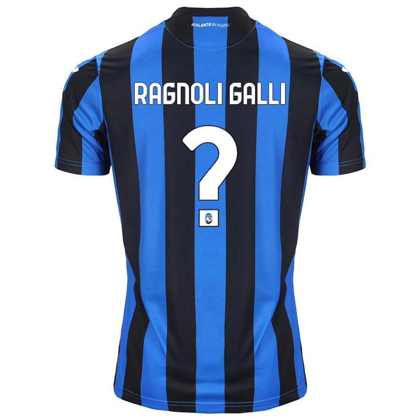 Kids Football Federico Ragnoli Galli #0 Blue Black Home Jersey 2024/25 T-Shirt Australia