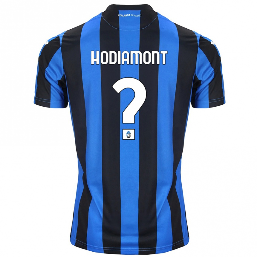 Kids Football Lyam Hodiamont #0 Blue Black Home Jersey 2024/25 T-Shirt Australia