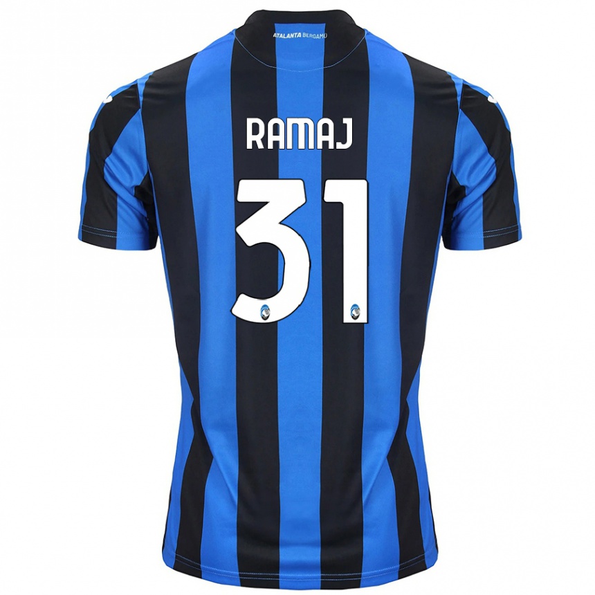 Kids Football Gabriel Ramaj #31 Blue Black Home Jersey 2024/25 T-Shirt Australia