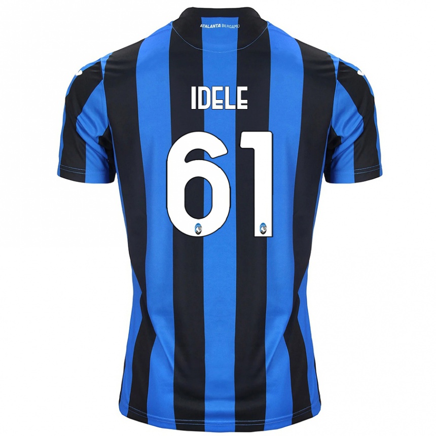 Kids Football Javison Idele #61 Blue Black Home Jersey 2024/25 T-Shirt Australia