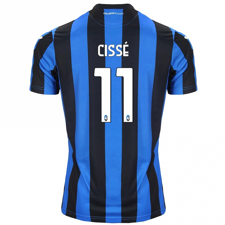 Kids Football Moustapha Cissé #11 Blue Black Home Jersey 2024/25 T-Shirt Australia