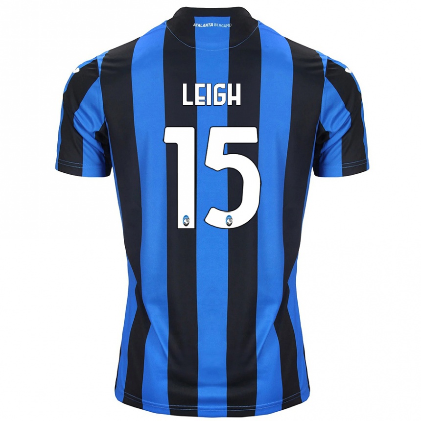 Kids Football Adrienne Leigh #15 Blue Black Home Jersey 2024/25 T-Shirt Australia