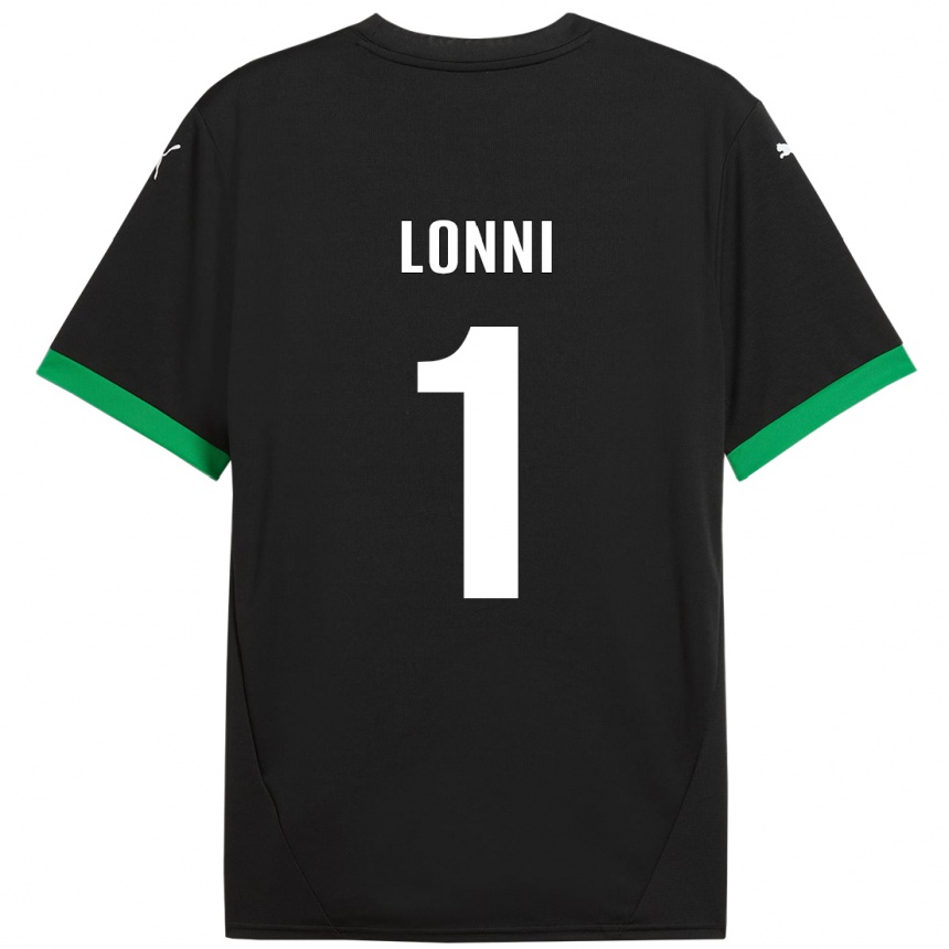 Kids Football Lia Lonni #1 Black Dark Green Home Jersey 2024/25 T-Shirt Australia