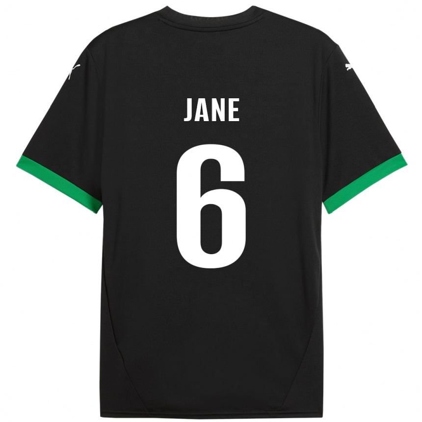 Kids Football Refiloe Jane #6 Black Dark Green Home Jersey 2024/25 T-Shirt Australia