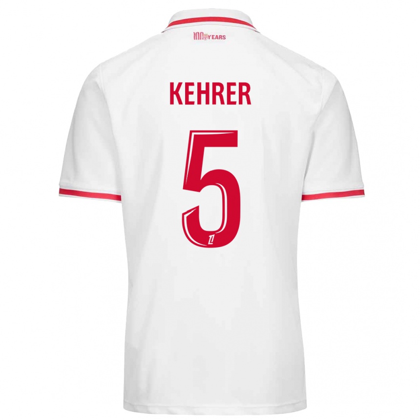 Kids Football Thilo Kehrer #5 White Red Home Jersey 2024/25 T-Shirt Australia