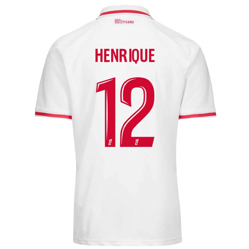 Kids Football Caio Henrique #12 White Red Home Jersey 2024/25 T-Shirt Australia