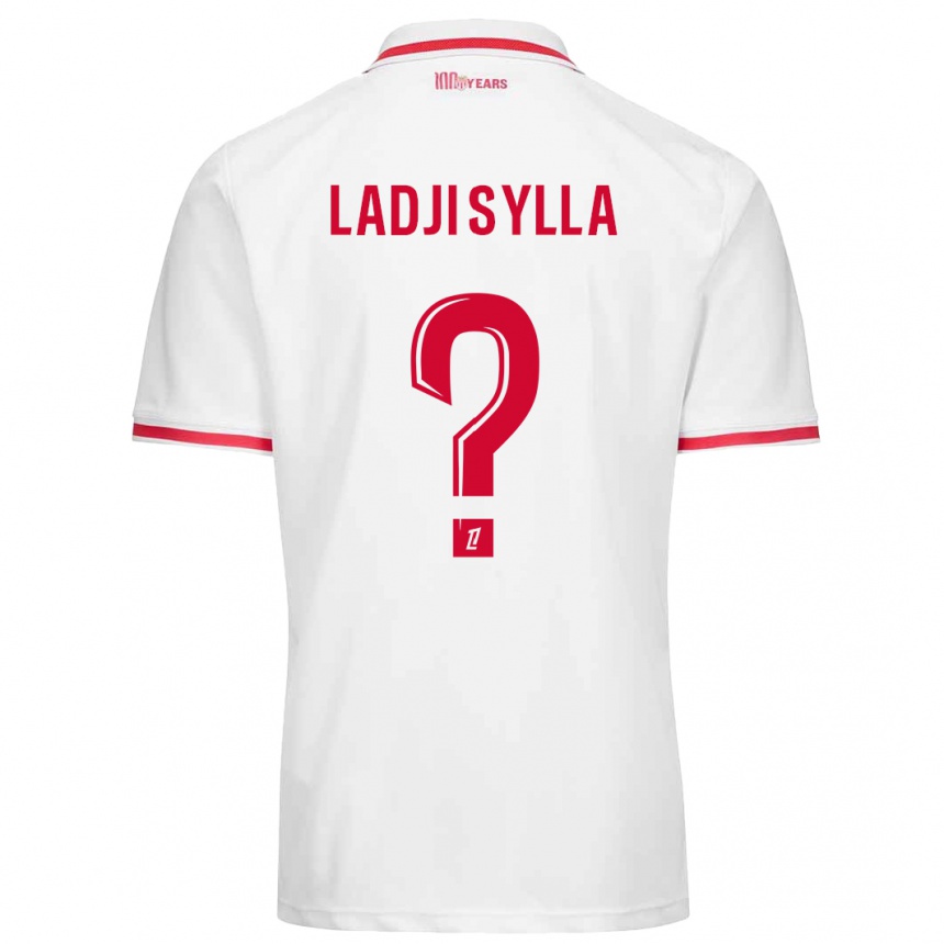 Kids Football Ladji Sylla #0 White Red Home Jersey 2024/25 T-Shirt Australia