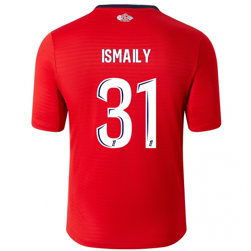 Kids Football Ismaily #31 Red White Home Jersey 2024/25 T-Shirt Australia