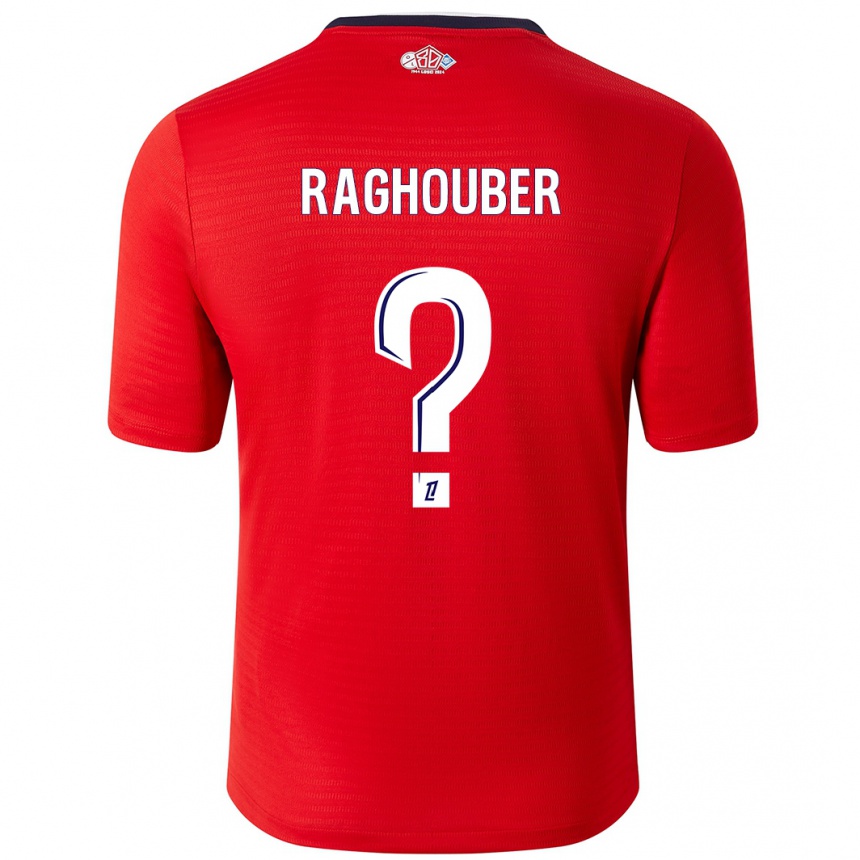 Kids Football Ugo Raghouber #0 Red White Home Jersey 2024/25 T-Shirt Australia