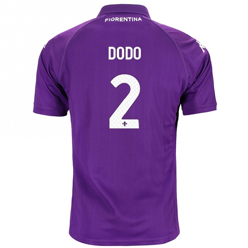 Kids Football Dodô #2 Purple Home Jersey 2024/25 T-Shirt Australia