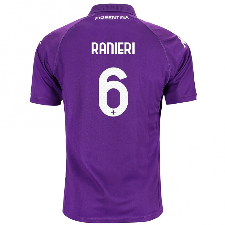 Kids Football Luca Ranieri #6 Purple Home Jersey 2024/25 T-Shirt Australia