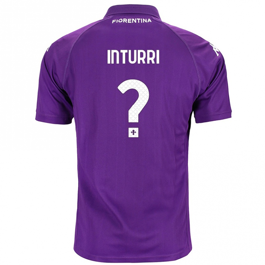 Kids Football Roberto Inturri #0 Purple Home Jersey 2024/25 T-Shirt Australia