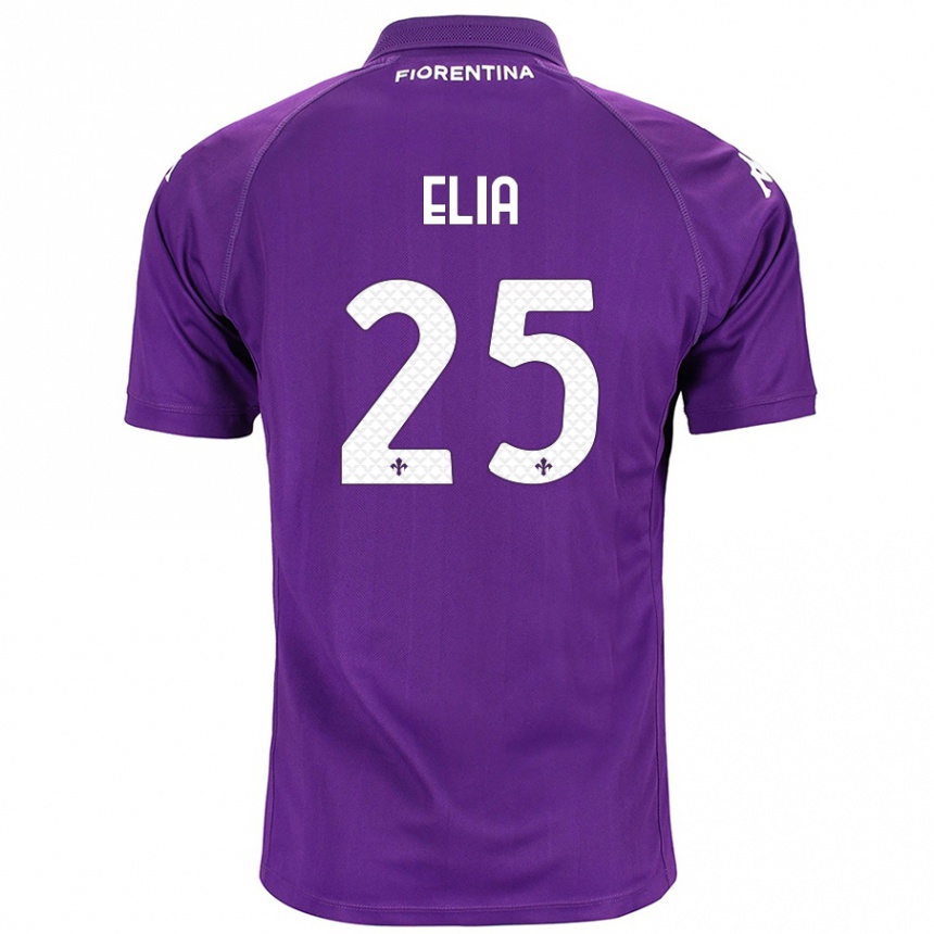 Kids Football Mirko Elia #25 Purple Home Jersey 2024/25 T-Shirt Australia