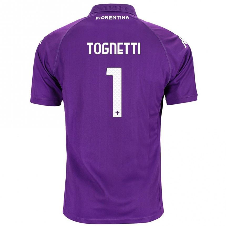 Kids Football Laerte Tognetti #1 Purple Home Jersey 2024/25 T-Shirt Australia