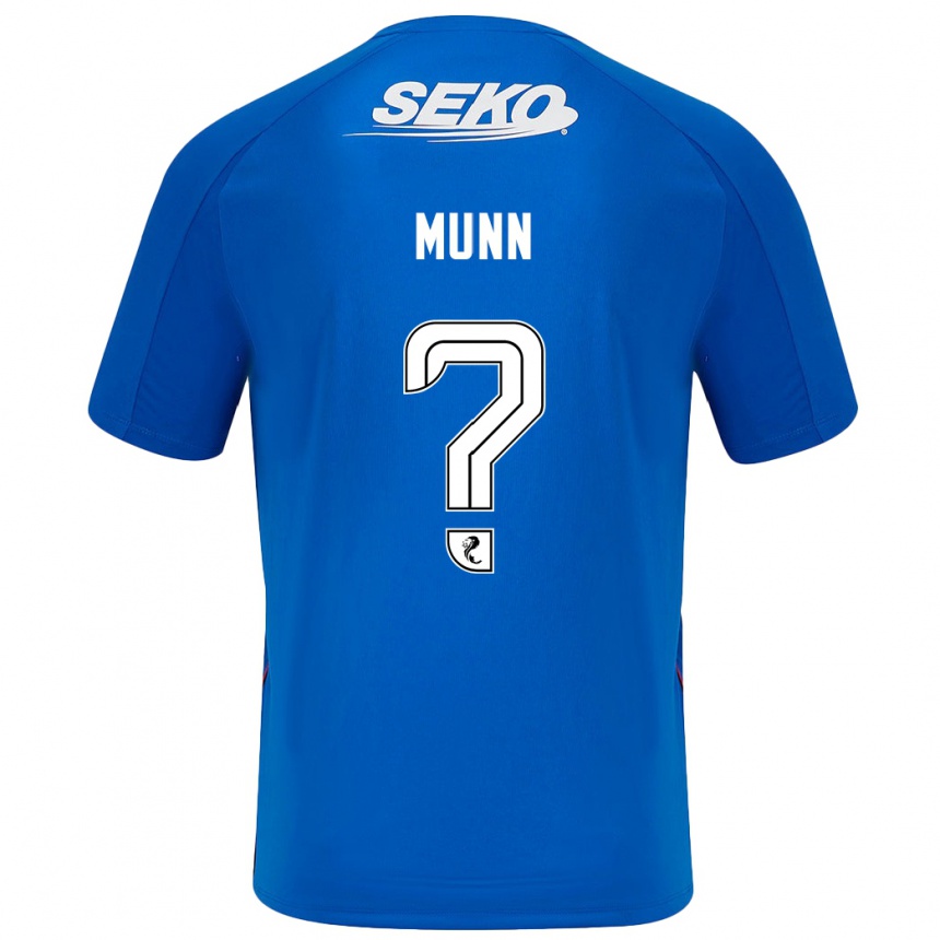 Kids Football Mason Munn #0 Dark Blue Home Jersey 2024/25 T-Shirt Australia