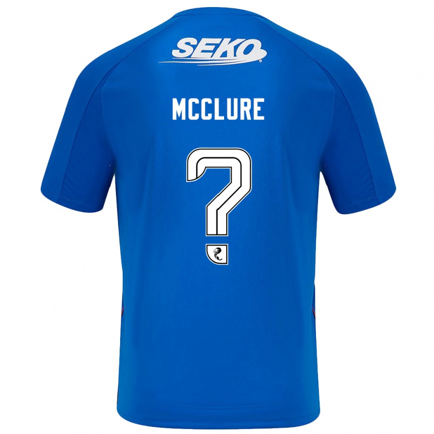 Kids Football Blaine Mcclure #0 Dark Blue Home Jersey 2024/25 T-Shirt Australia