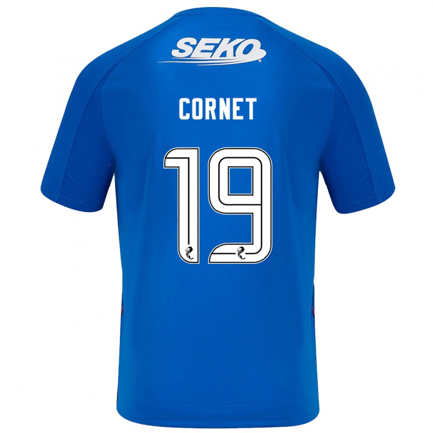 Kids Football Chelsea Cornet #19 Dark Blue Home Jersey 2024/25 T-Shirt Australia