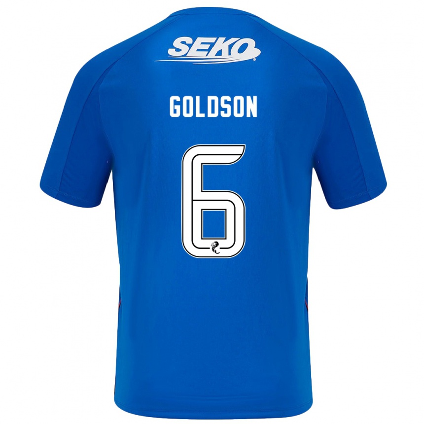 Kids Football Connor Goldson #6 Dark Blue Home Jersey 2024/25 T-Shirt Australia