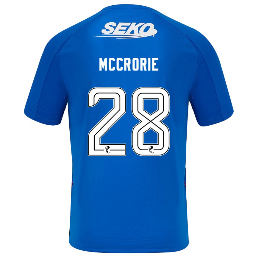 Kids Football Robby Mccrorie #28 Dark Blue Home Jersey 2024/25 T-Shirt Australia