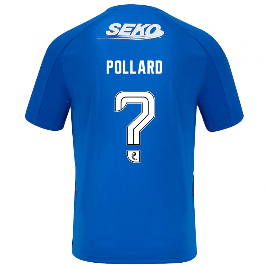 Kids Football Lancelot Pollard #0 Dark Blue Home Jersey 2024/25 T-Shirt Australia