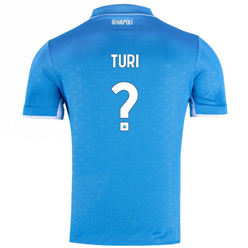 Kids Football Claudio Turi #0 Sky Blue Home Jersey 2024/25 T-Shirt Australia