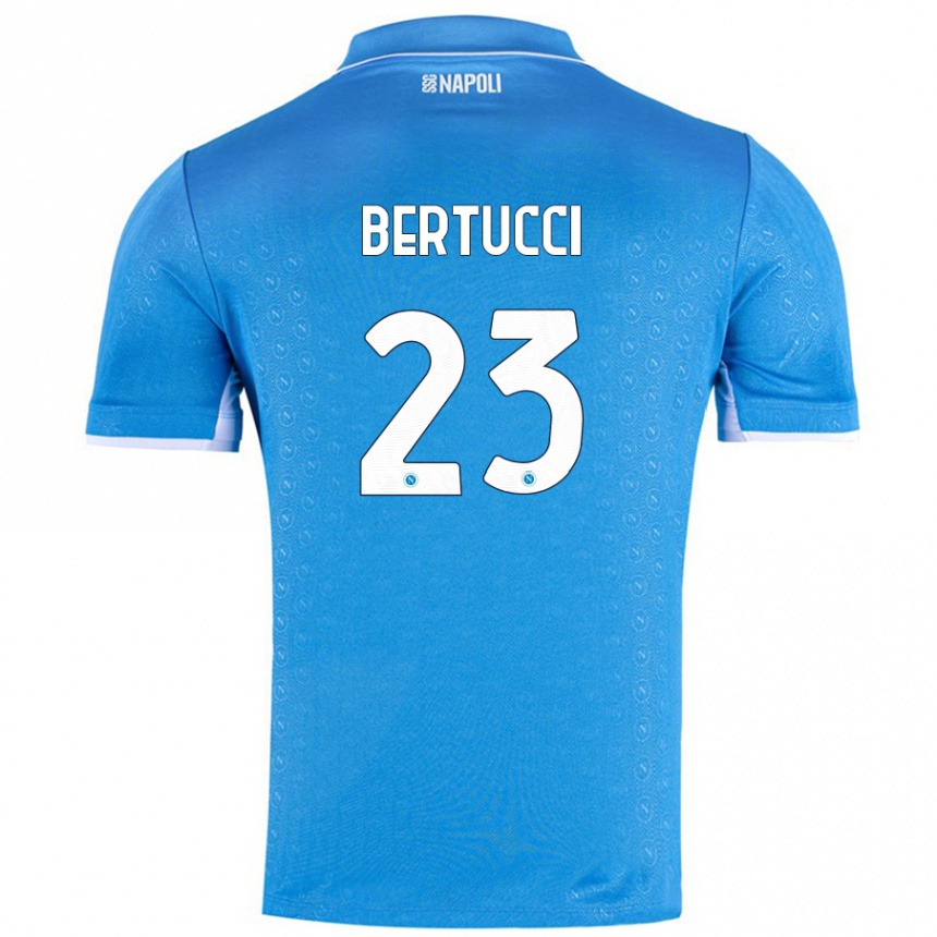 Kids Football Sofia Bertucci #23 Sky Blue Home Jersey 2024/25 T-Shirt Australia