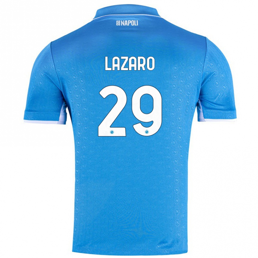 Kids Football Paloma Lázaro #29 Sky Blue Home Jersey 2024/25 T-Shirt Australia