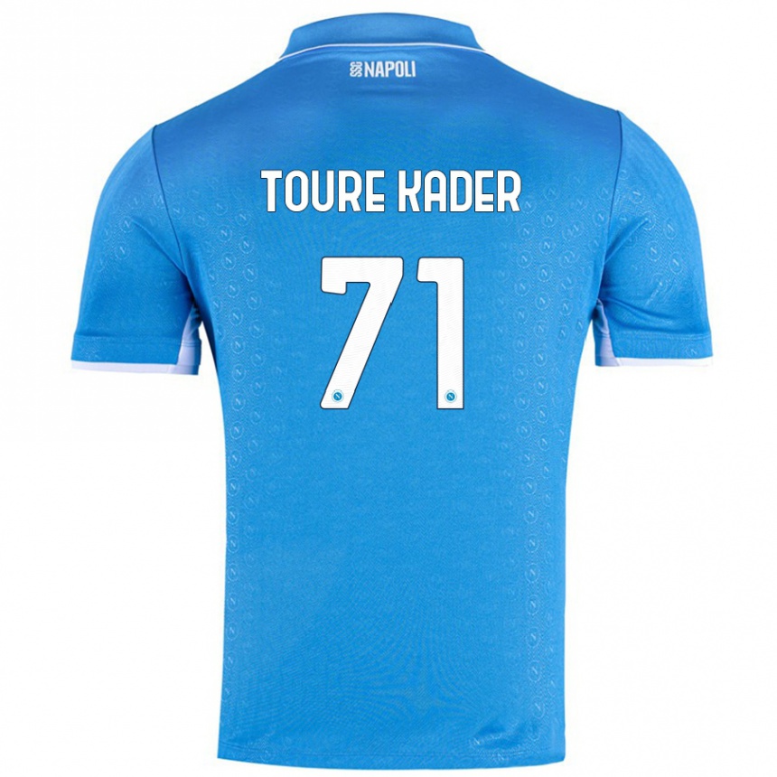 Kids Football Aziz Toure Kader #71 Sky Blue Home Jersey 2024/25 T-Shirt Australia