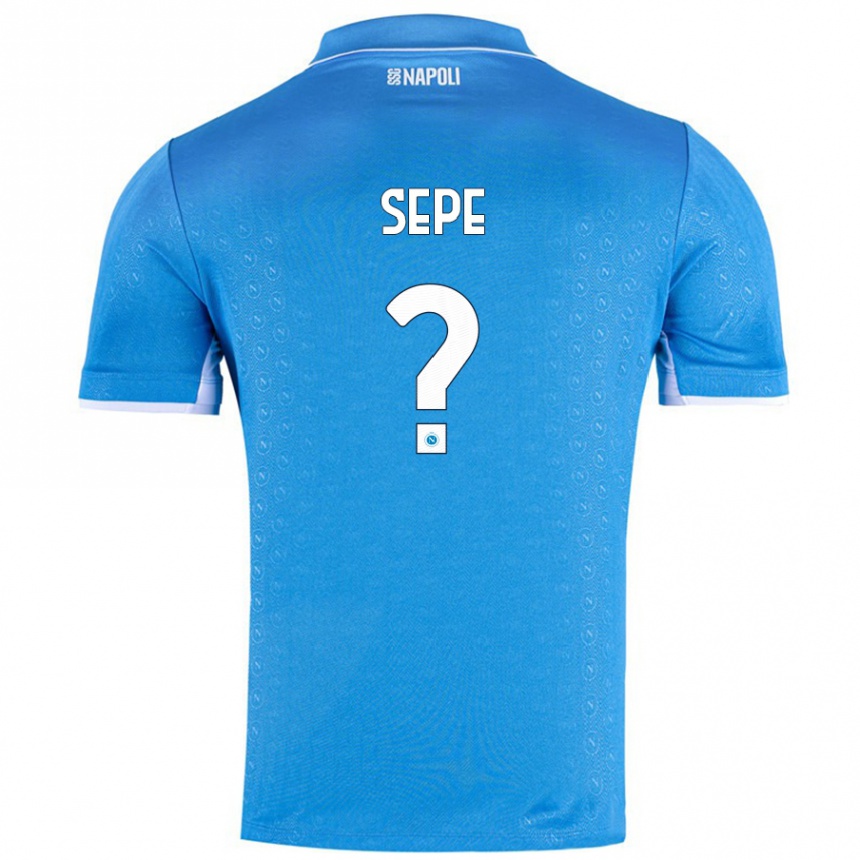 Kids Football Mauro Sepe #0 Sky Blue Home Jersey 2024/25 T-Shirt Australia