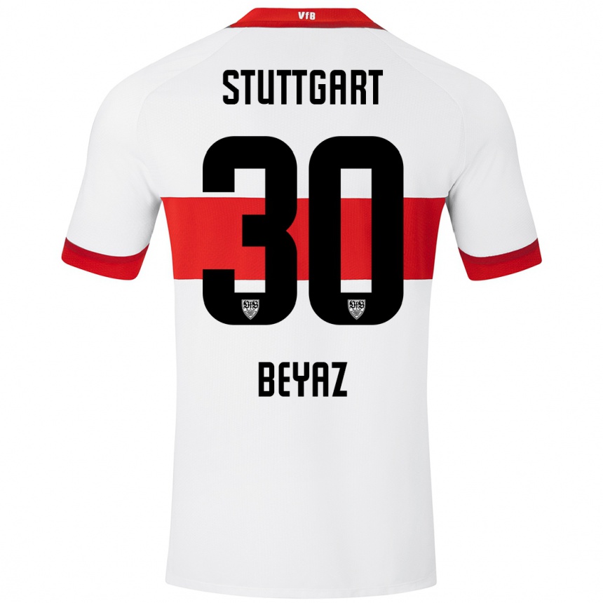 Kids Football Ömer Beyaz #30 White Red Home Jersey 2024/25 T-Shirt Australia