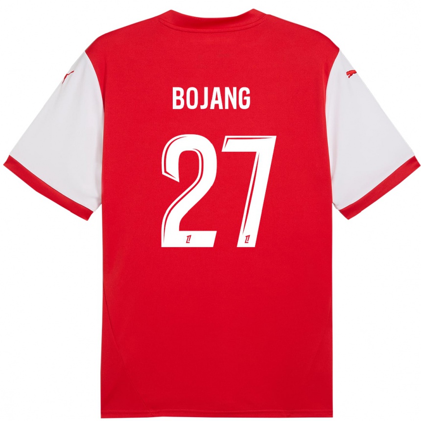 Kids Football Adama Bojang #27 Red White Home Jersey 2024/25 T-Shirt Australia