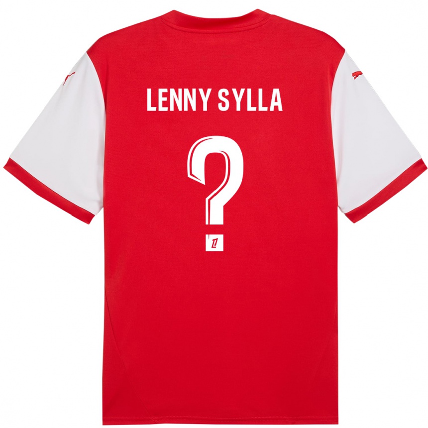 Kids Football Lenny Sylla #0 Red White Home Jersey 2024/25 T-Shirt Australia