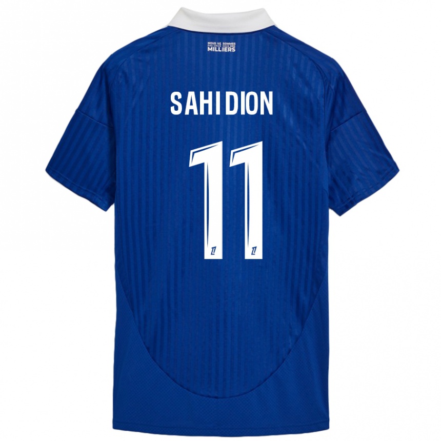 Kids Football Moïse Sahi Dion #11 Blue White Home Jersey 2024/25 T-Shirt Australia