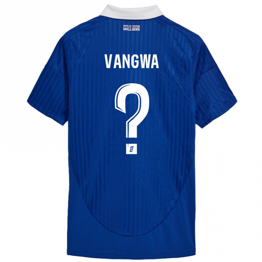 Kids Football Jilva Vangwa #0 Blue White Home Jersey 2024/25 T-Shirt Australia