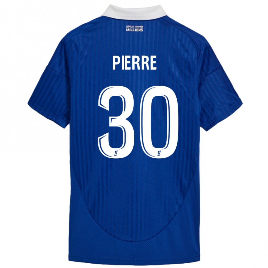 Kids Football Alexandre Pierre #30 Blue White Home Jersey 2024/25 T-Shirt Australia