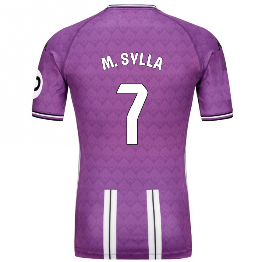 Kids Football Mamadou Sylla #7 Purple White Home Jersey 2024/25 T-Shirt Australia