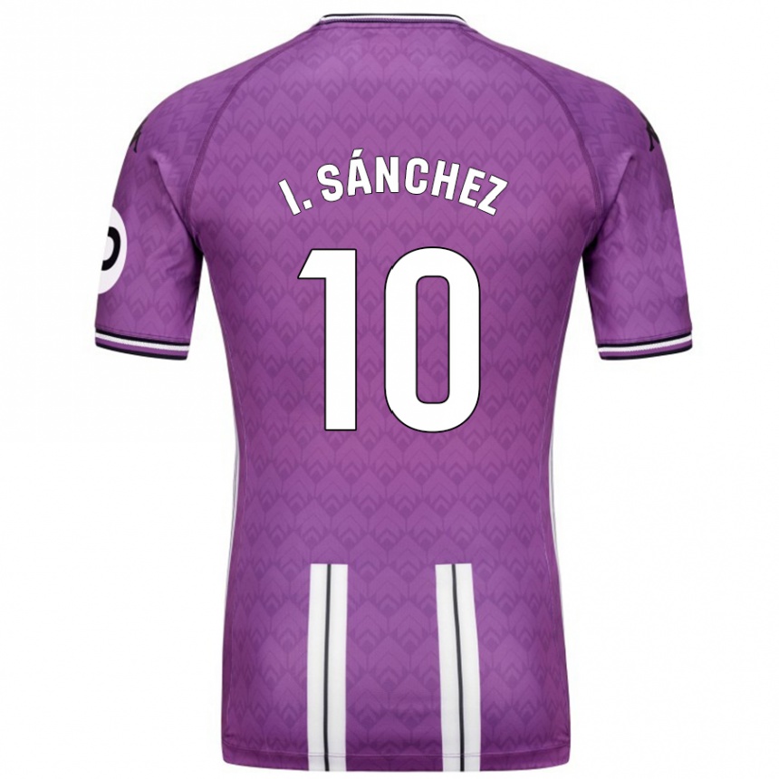 Kids Football Iván Sánchez #10 Purple White Home Jersey 2024/25 T-Shirt Australia