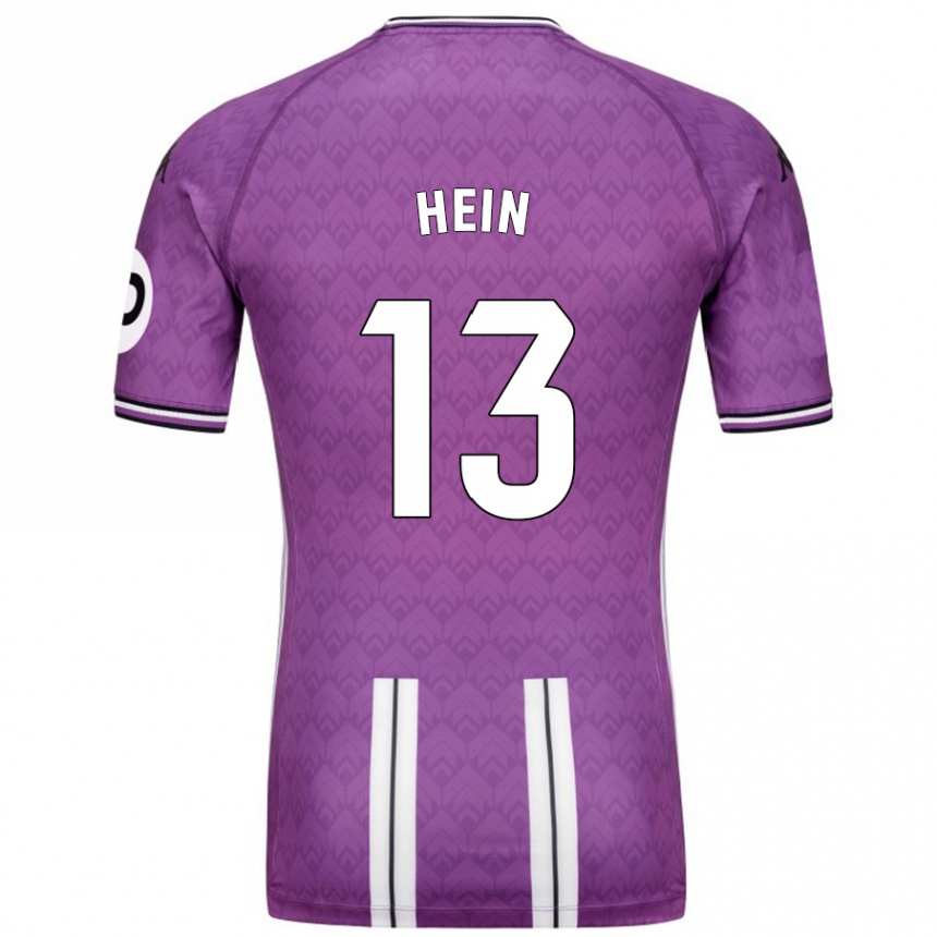 Kids Football Karl Hein #13 Purple White Home Jersey 2024/25 T-Shirt Australia