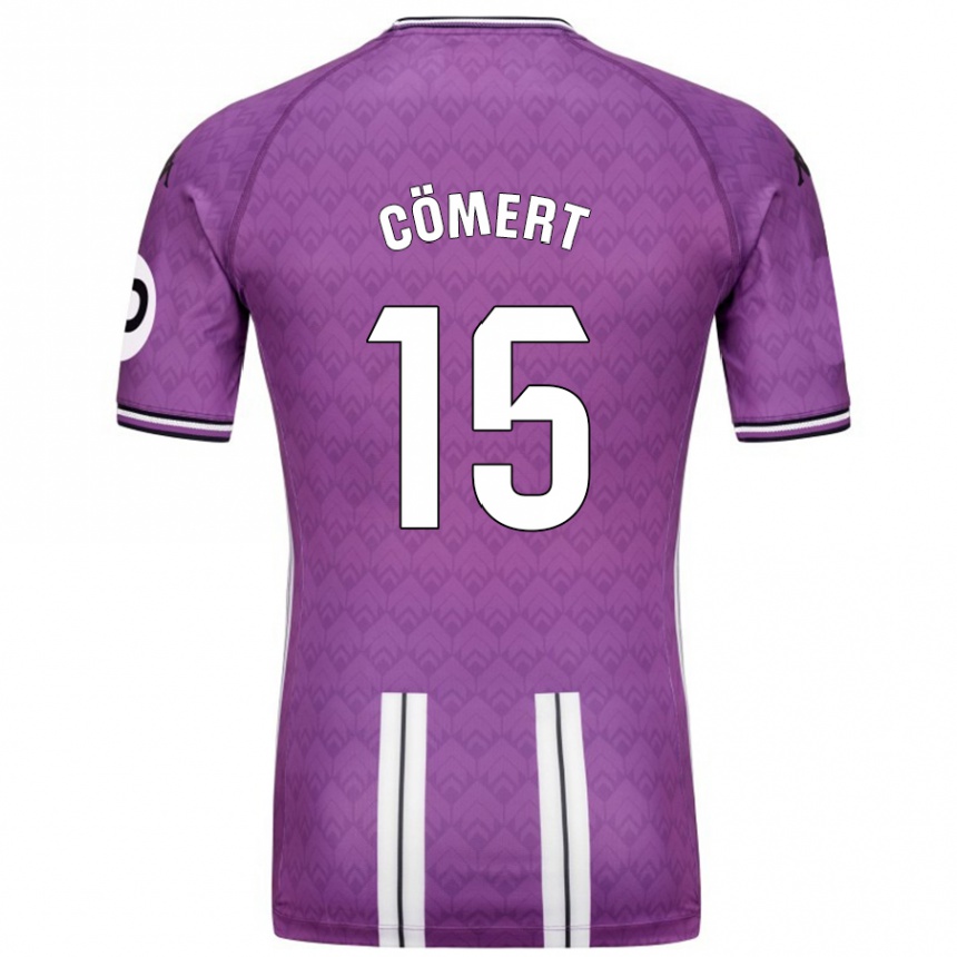 Kids Football Eray Cömert #15 Purple White Home Jersey 2024/25 T-Shirt Australia