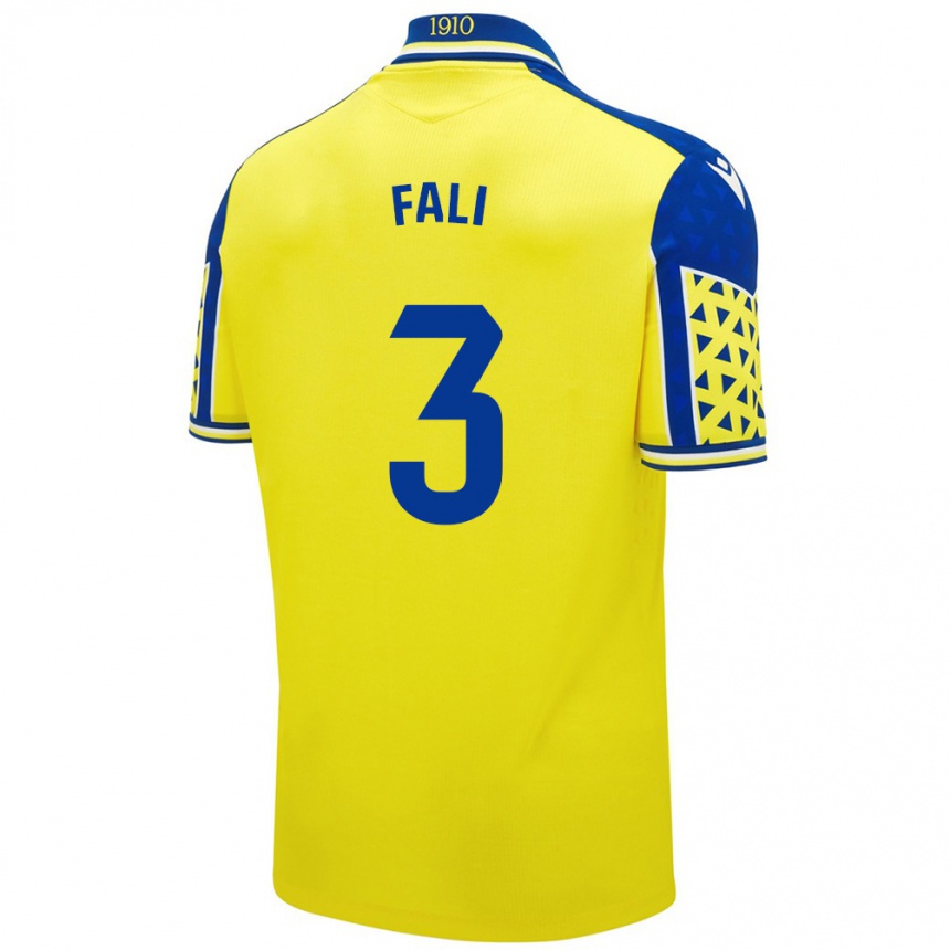 Kids Football Fali #3 Yellow Blue Home Jersey 2024/25 T-Shirt Australia