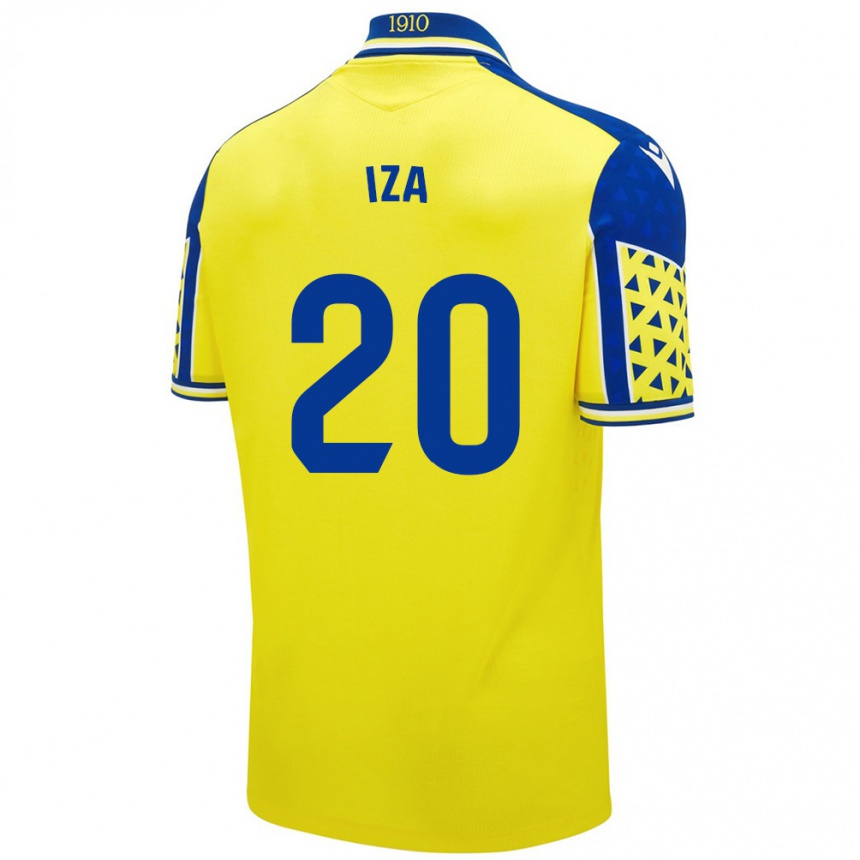 Kids Football Iza Carcelén #20 Yellow Blue Home Jersey 2024/25 T-Shirt Australia