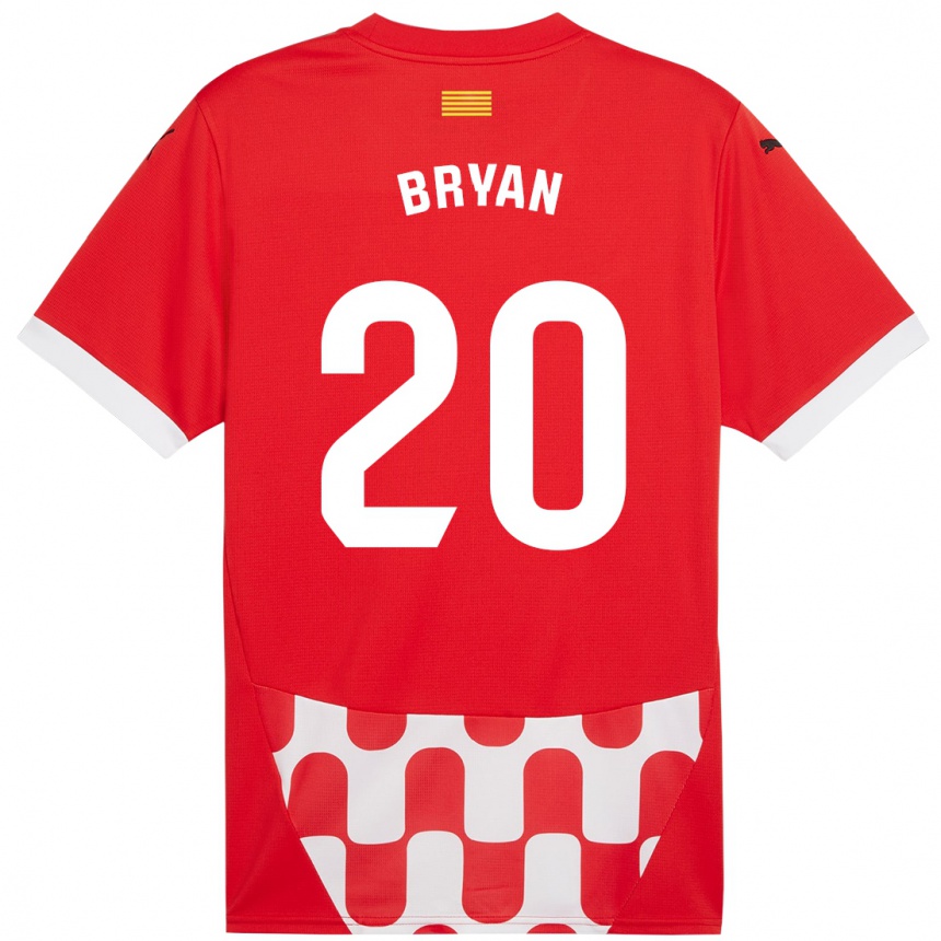 Kids Football Bryan Gil #20 Red White Home Jersey 2024/25 T-Shirt Australia