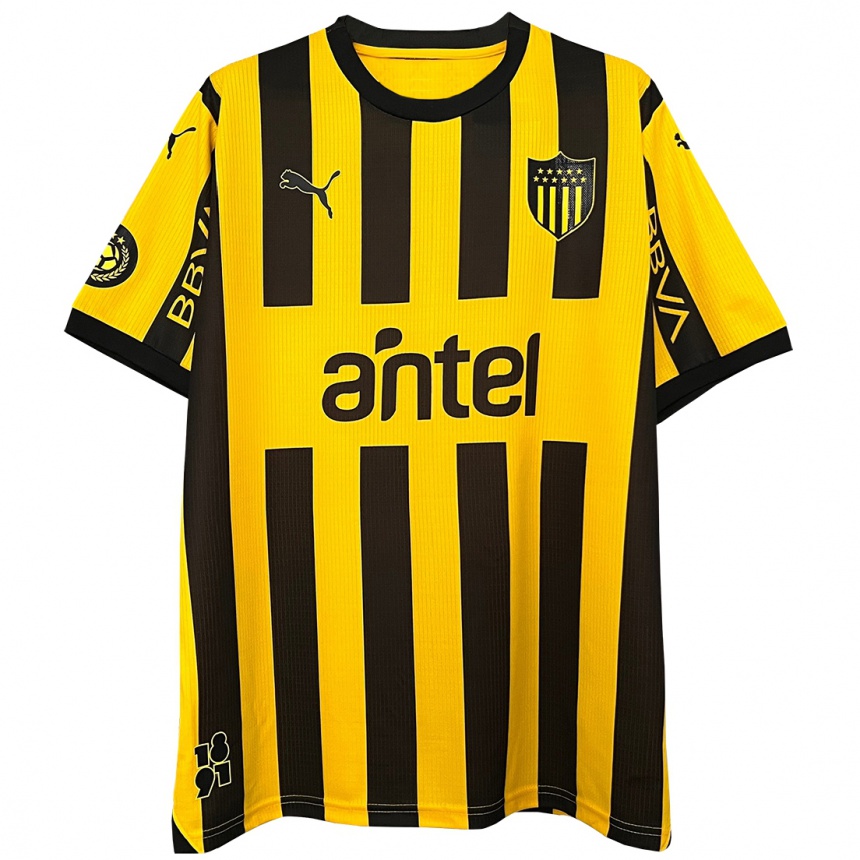 Kids Football Thiago Cardozo #1 Yellow Black Home Jersey 2024/25 T-Shirt Australia