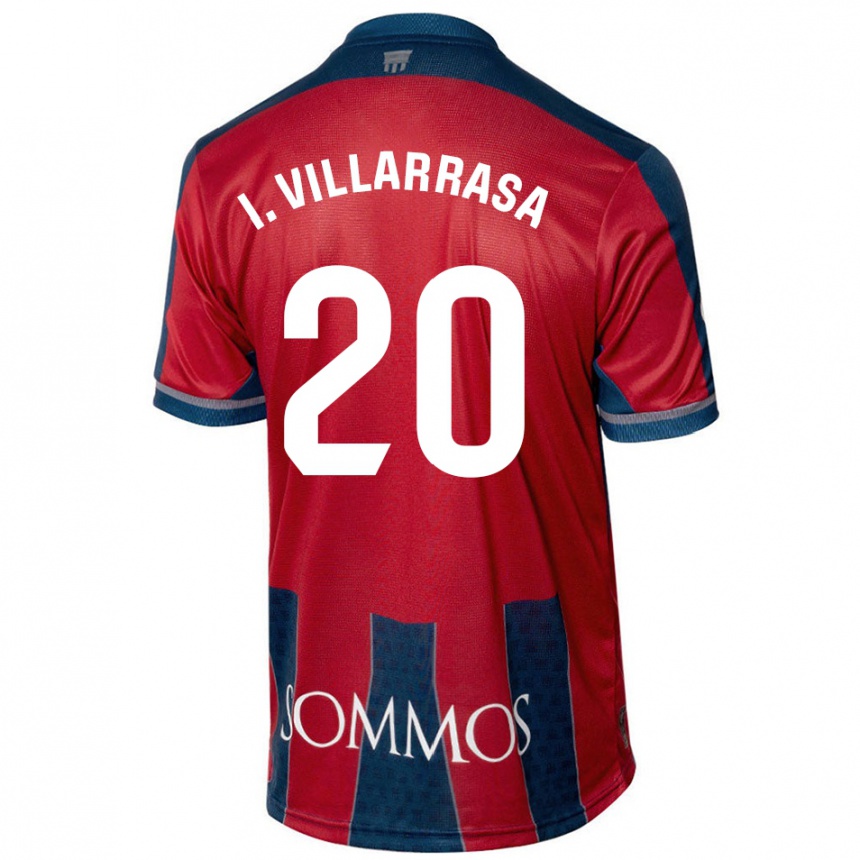 Kids Football Ignasi Vilarrasa #20 Red Blue Home Jersey 2024/25 T-Shirt Australia