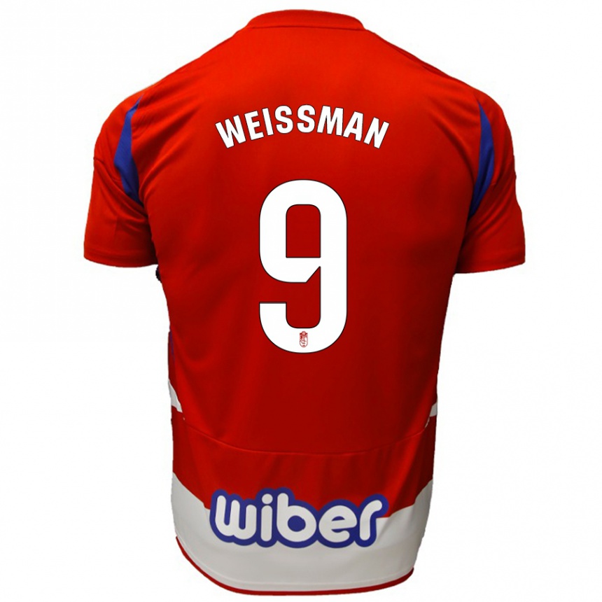 Kids Football Shon Weissman #9 Red White Blue Home Jersey 2024/25 T-Shirt Australia